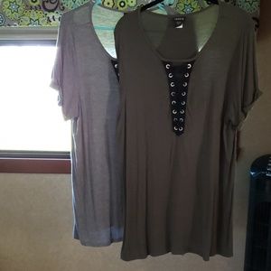 Two Torrid shirts
